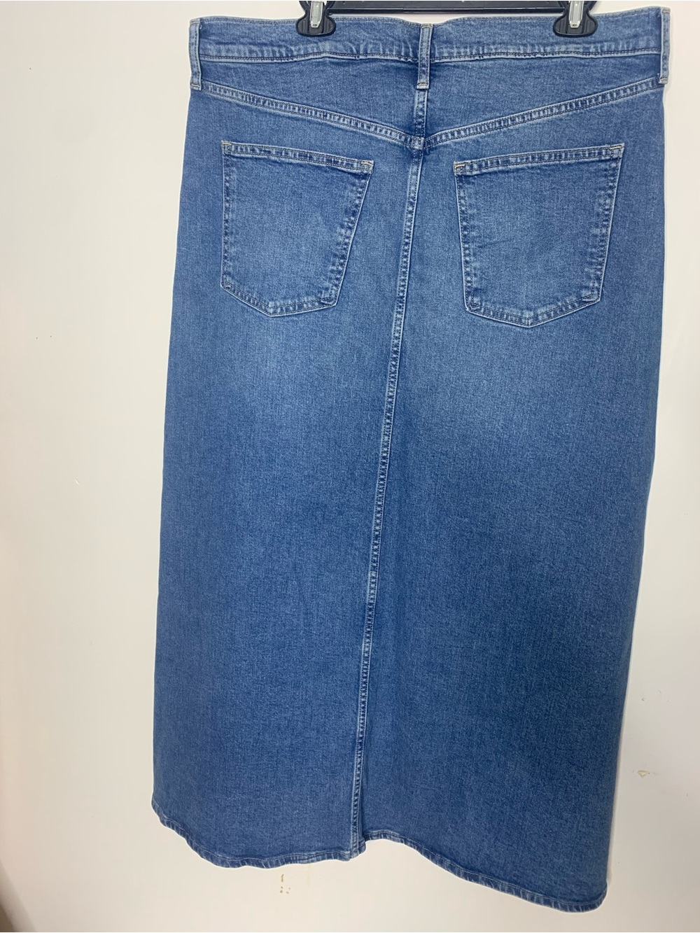 GAP 2024 Light Blue Denim Maxi Skirt size 16 - Picture 4 of 11